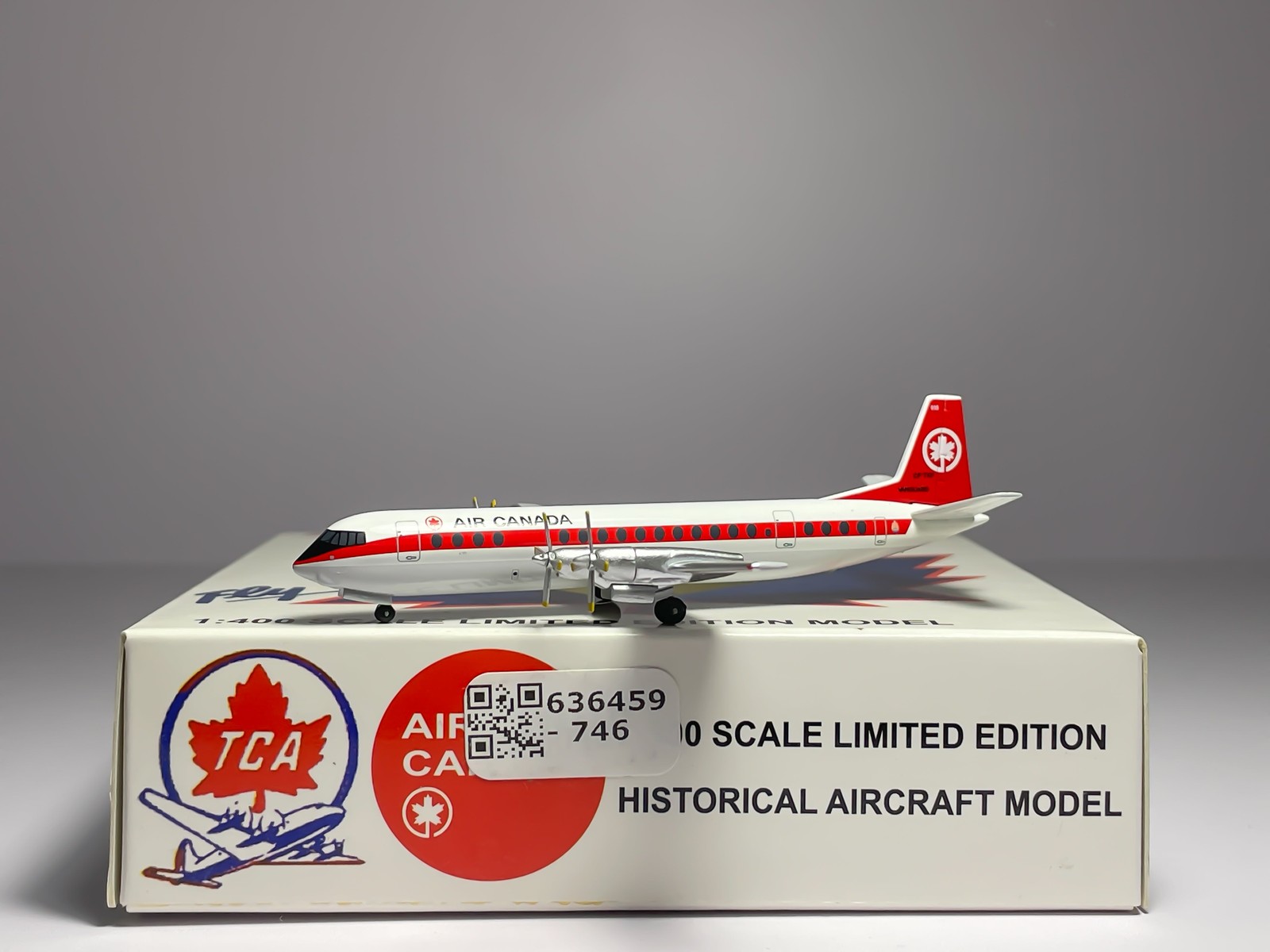 Air Canada Vickers Vanguard 1:400 Aeroclassics CF-TKP (ACCFTKP)