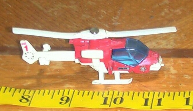 VINTAGE 1985 Matchbox Die Cast Mission Helicopter 1:80 Sheriff Air 1