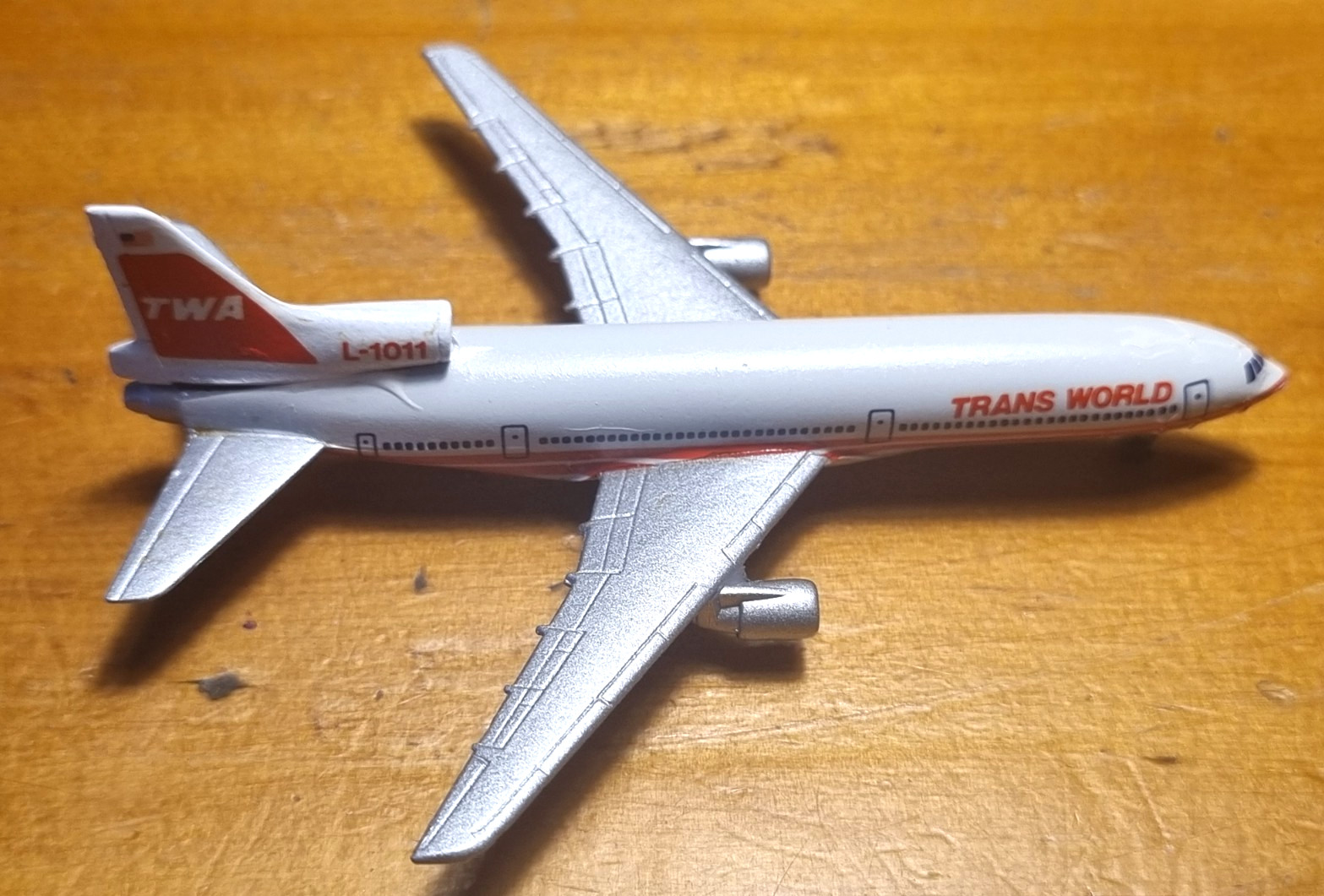 TWA. Lockheed L-1011 Tristar . Schabak #909/10 Scale 1:600. Boxed Model