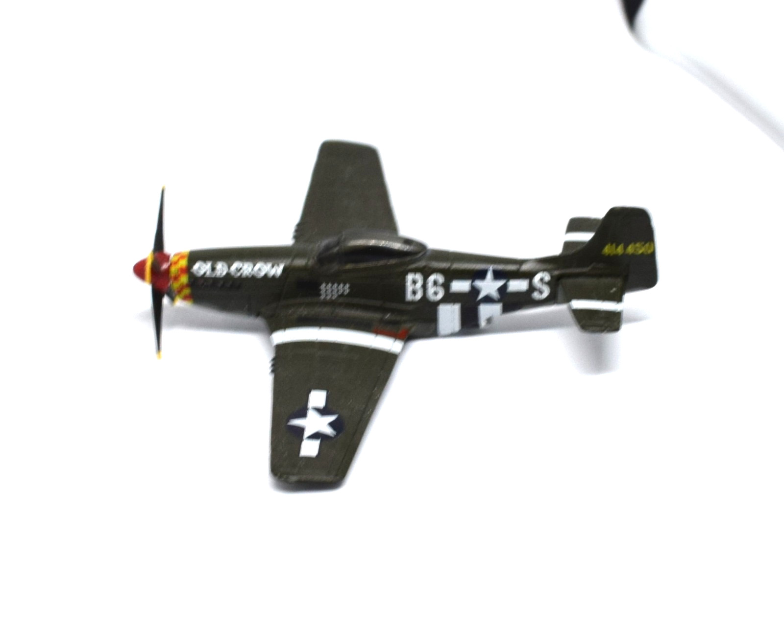 P51-D Mustang 1/72 Metal Airplane Model no Stand WWII Old Crow Thanksgiving