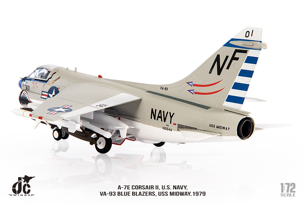 1:72 JC Wing A-7E CORSAIR I.U.S.NAVY,VA-93,1979 Fighter Diecast Aircraft Model
