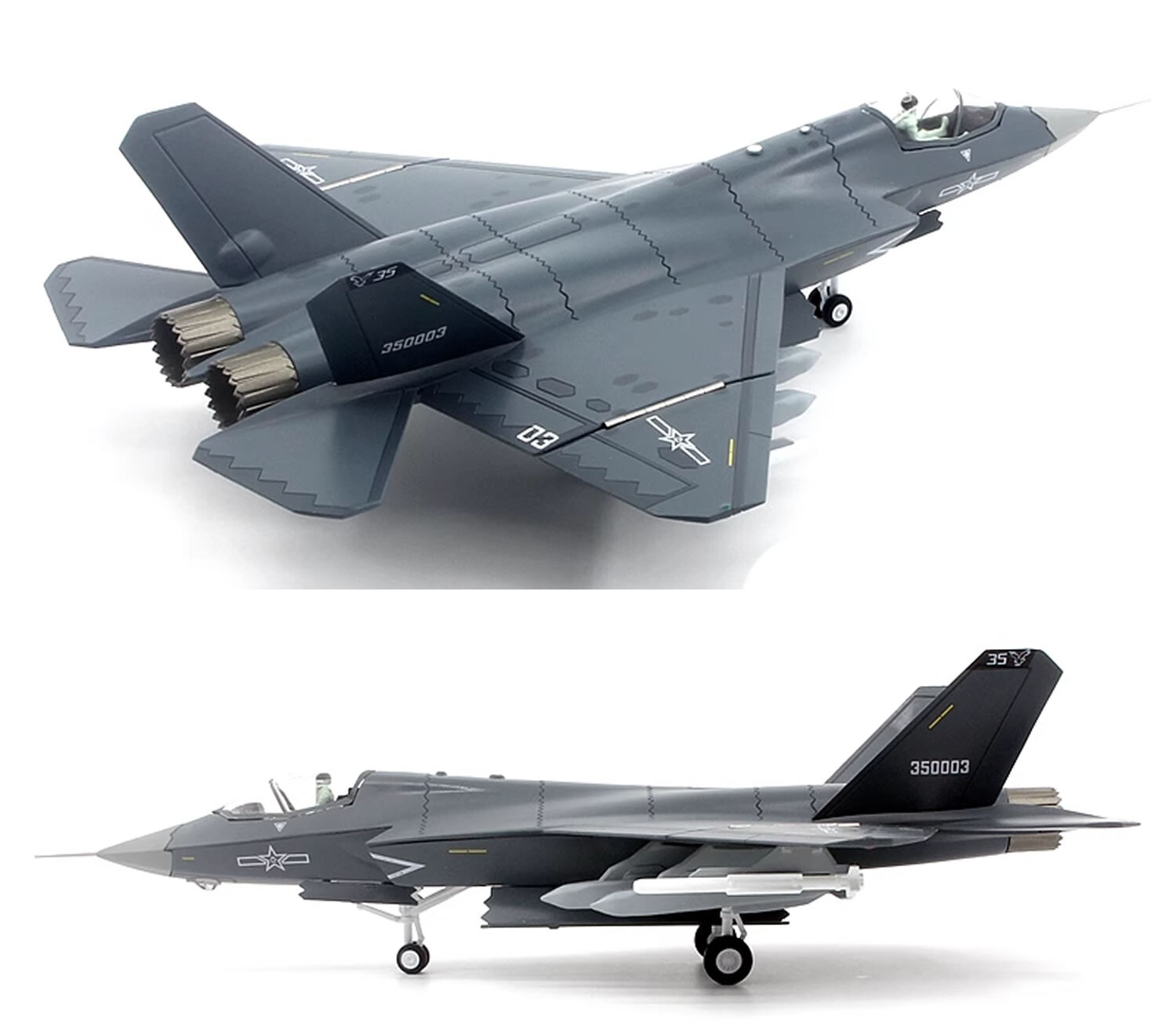 AF1 1/72 PLA J-35 Diecast Fighter Model
