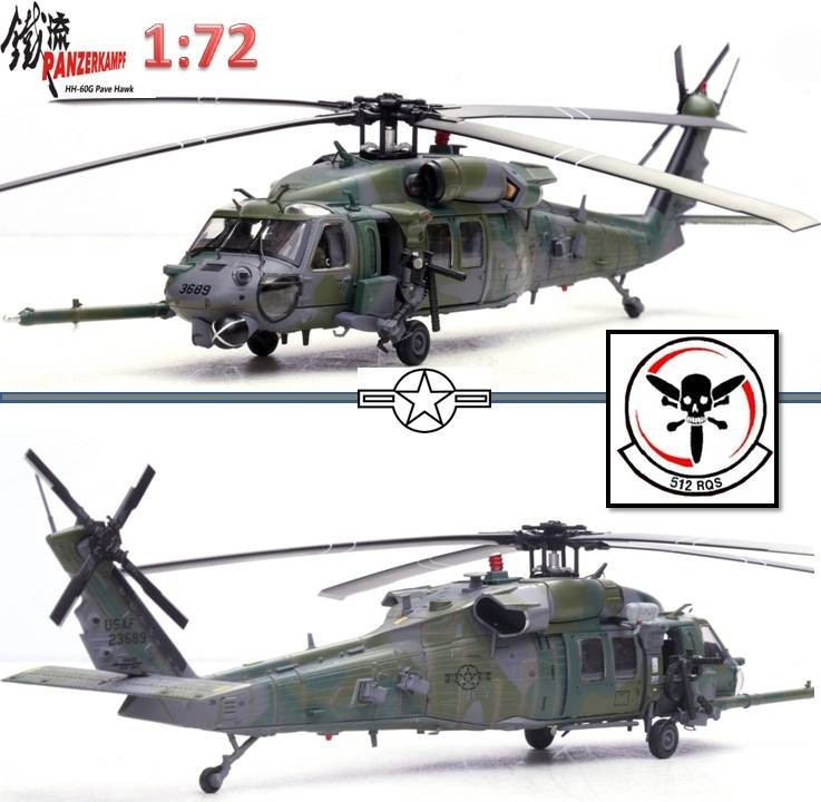 Panzerkampf 1:72 Helicopter HH-60G Pave Hawk USAF 512 Rescue Sq. Kirtland AFB
