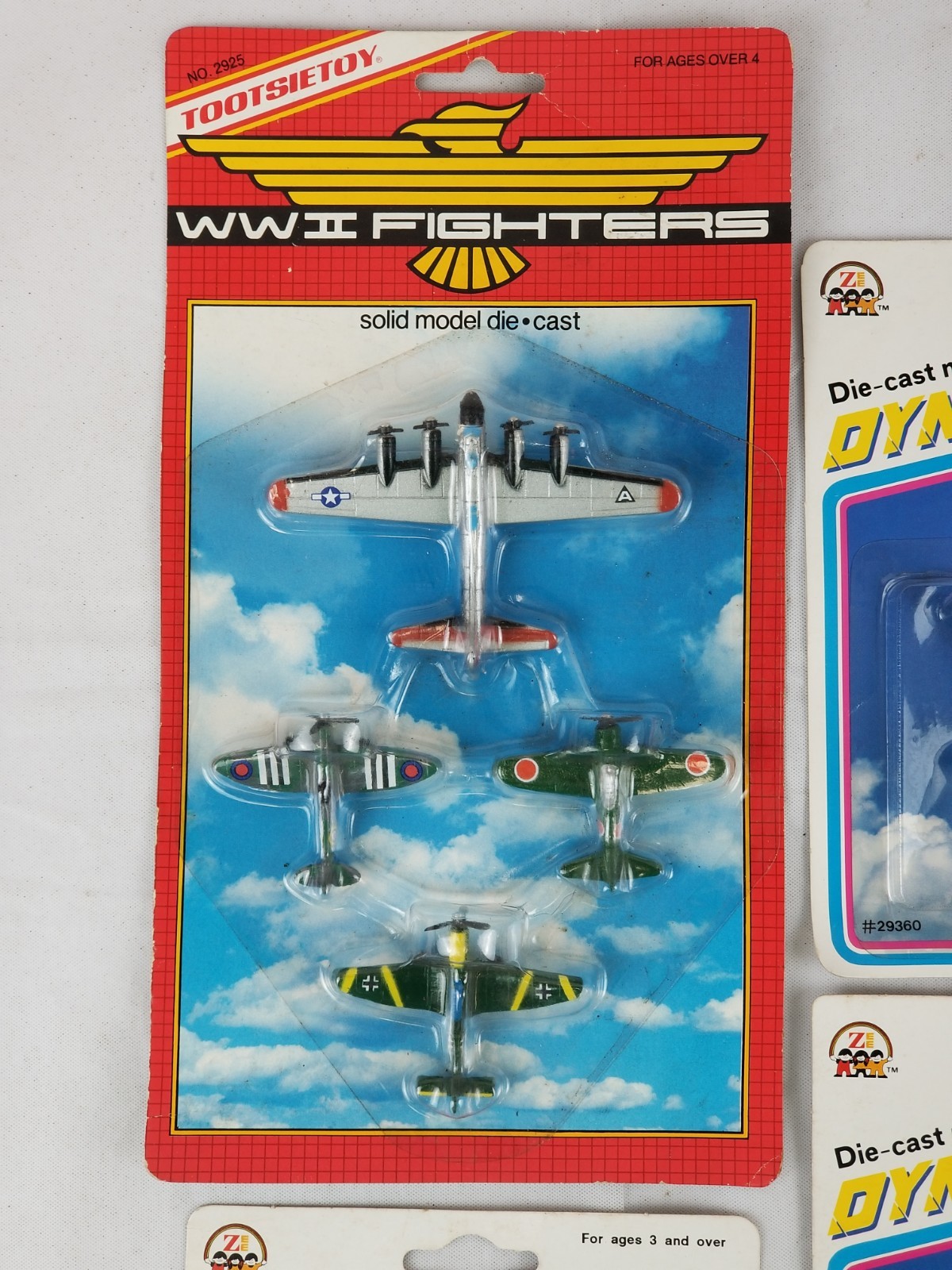 Lot Of 9 Zee dyna-flites Matchbox Sky Busters Tootsietoy WWII Fighters plane Jet