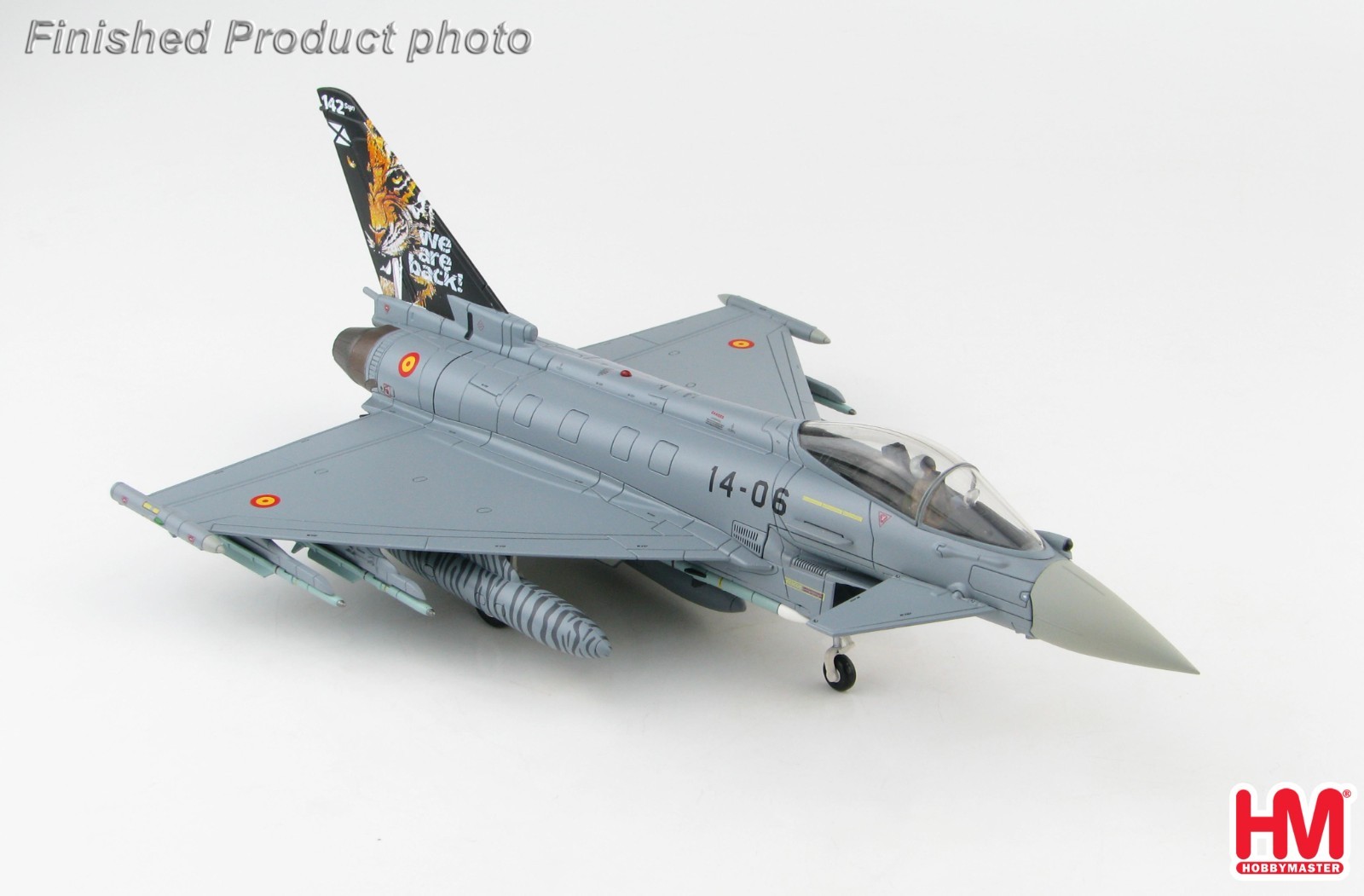 Hobbymaster 1:72 Eurofighter EF-2000 Typhoon S Spanish AF Tiger Meet 2016 HA6603