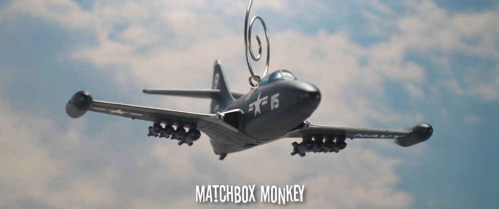 F9F Panther US NAVY Fighter Plane Korean War Custom Christmas Ornament F-9F-2