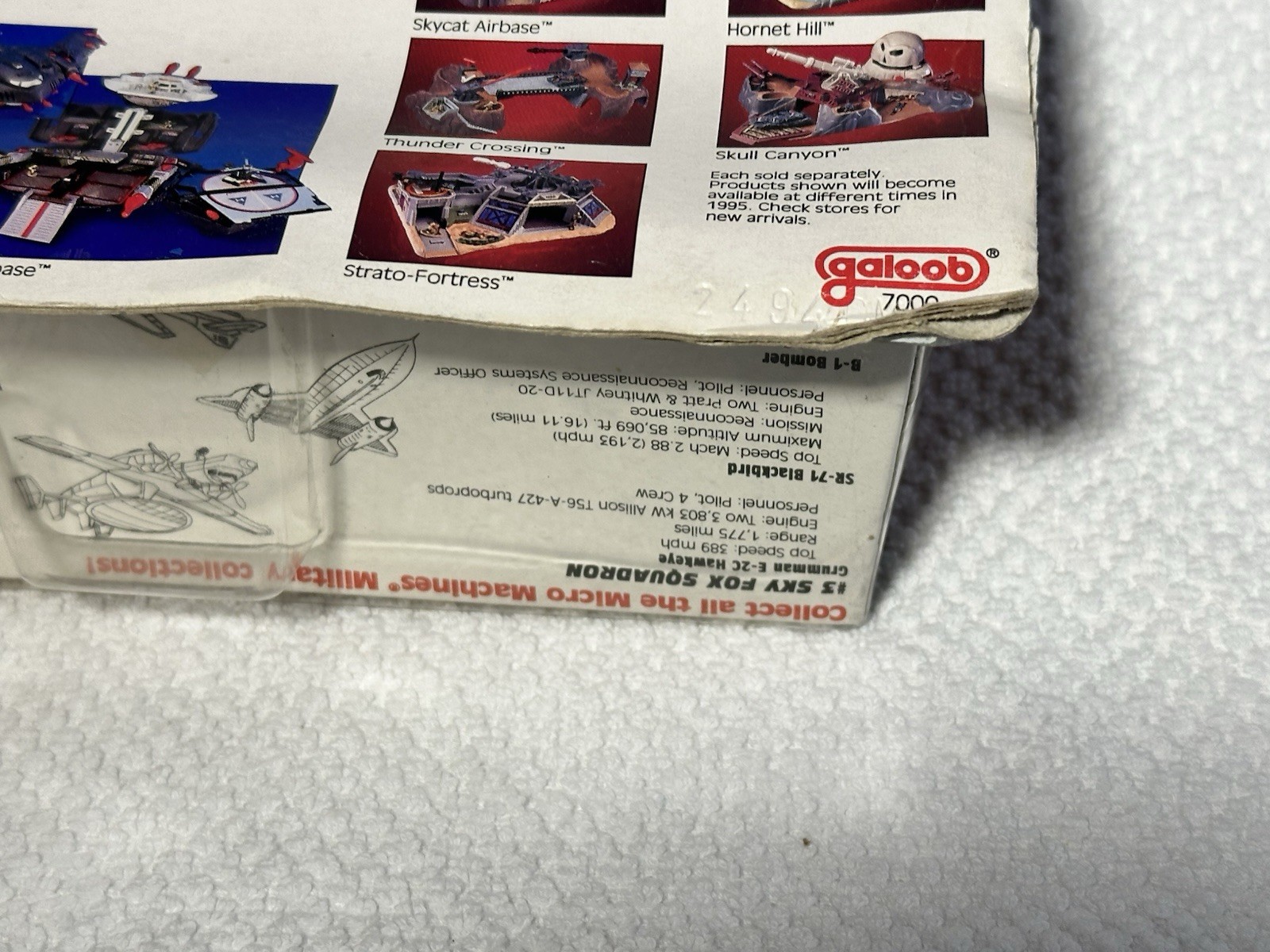Micro Machines Military Freedom Force #3 Sky Fox Squadron 1995 Galoob – Sealed