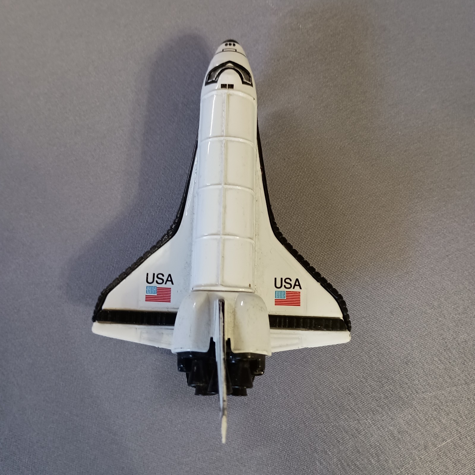 USA White Space Shuttle Diecast 5″ Replica Toy w/Pull Back Action United States