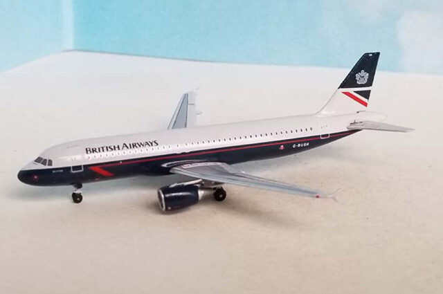 ARD42105 AeroClassics A320 1/400 Model G-BUSH British Airways