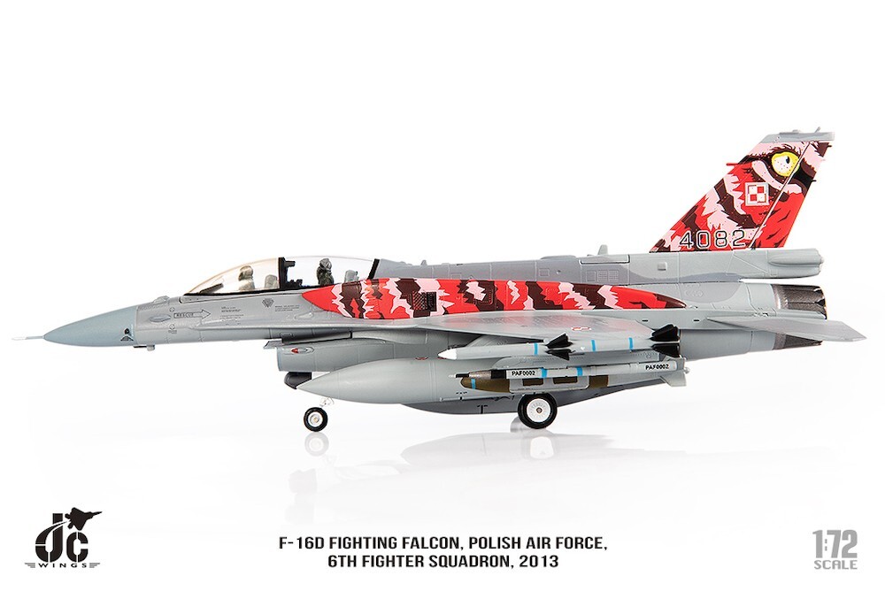F-16D Fighting Falcon, Polish Air Force 6th FS, NATO, JC Wings JCW-72-F16-017