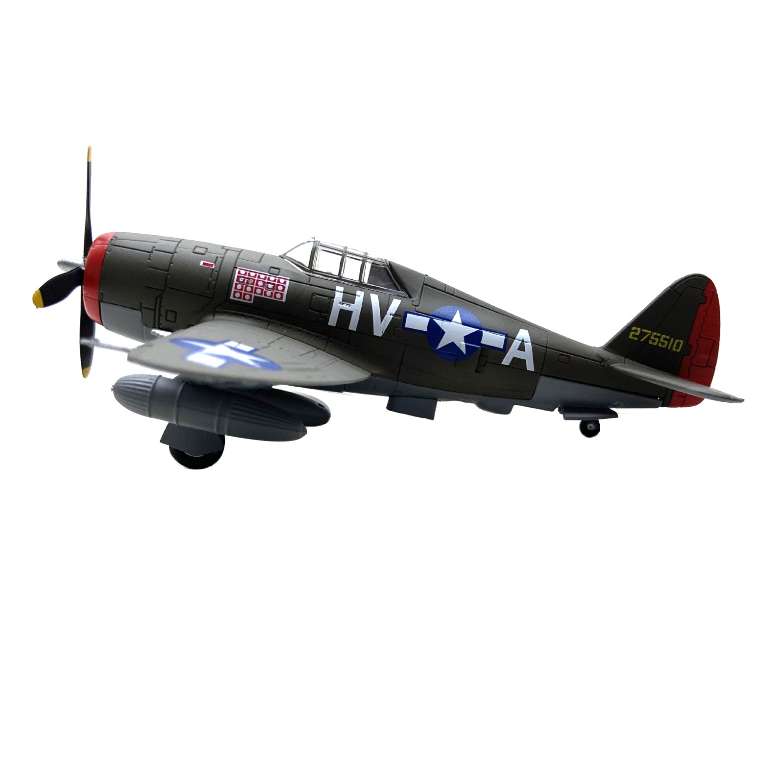 1:72 Scale P-47 Thunderbolt Model Authentic WWII US Aircraft Alloy Gift Ready