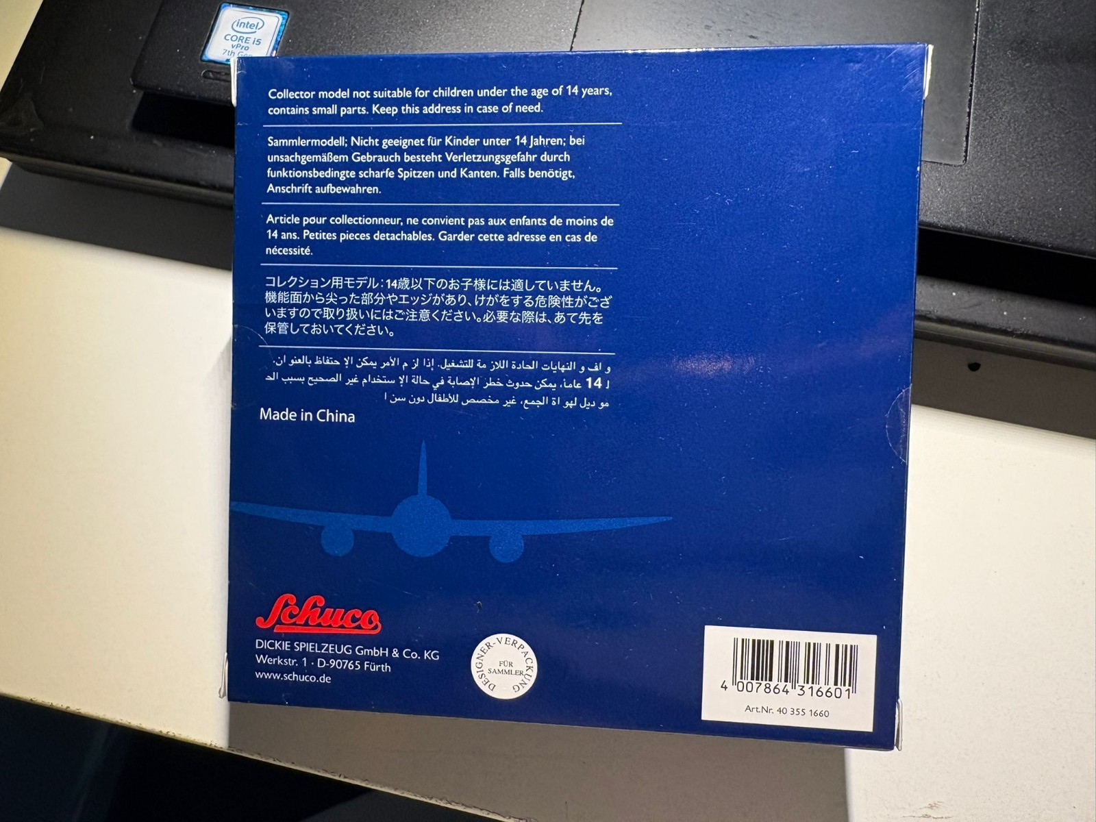 Schuco Aviation B777-300 Air France 1:600 Model 403551660