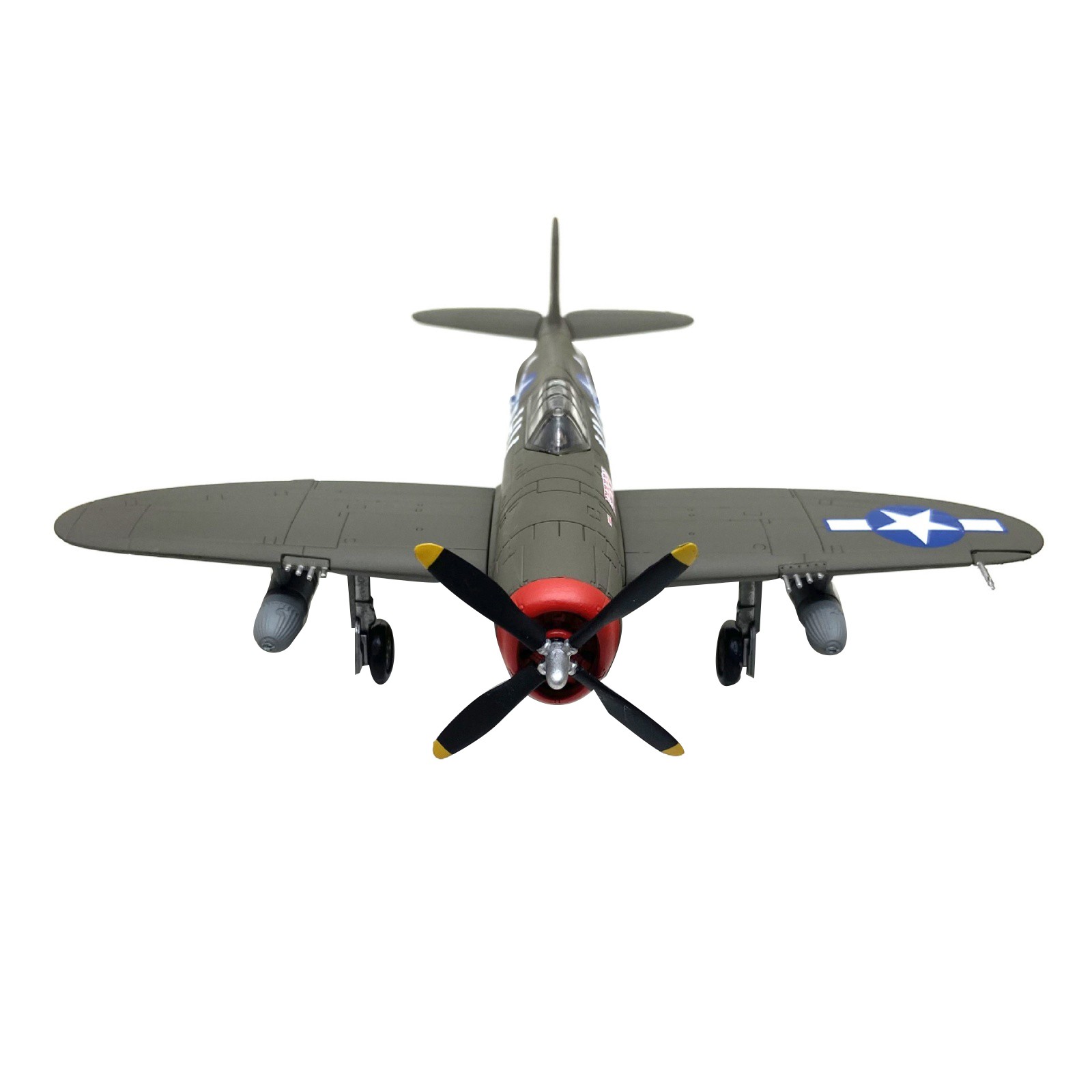 Collector Grade Republic P-47 Model 1/72 WWII Thunderbolt with Display Stand