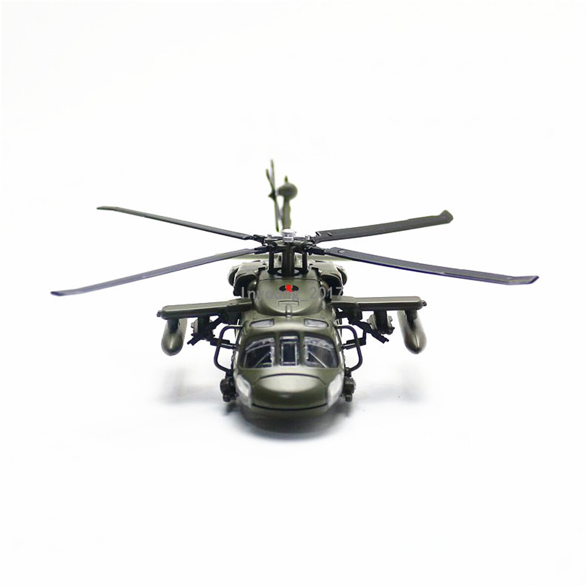UH-60 Black Hawk Utility Helicopter Model Airplane Diecast Military Helicopter