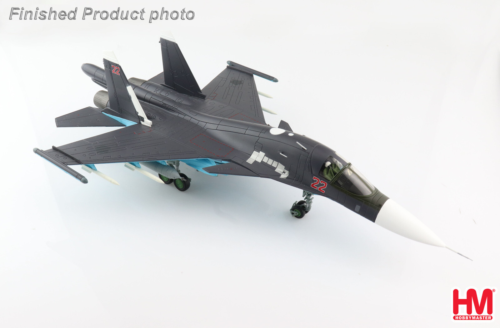 HA6305 1/72 Su-34 Fullback Fighter Bomber Red 22 Russian Air Force Syria 2015