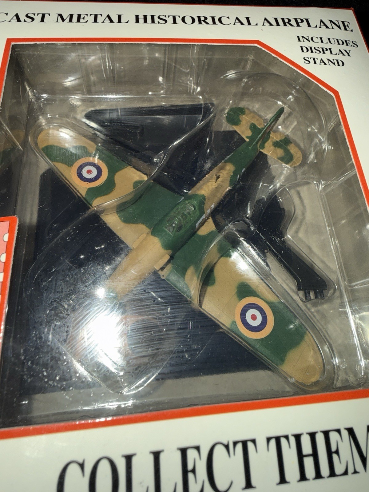 Model Power Postage Stamp Planes Hurricane MK II 1/100 Diecast NIB