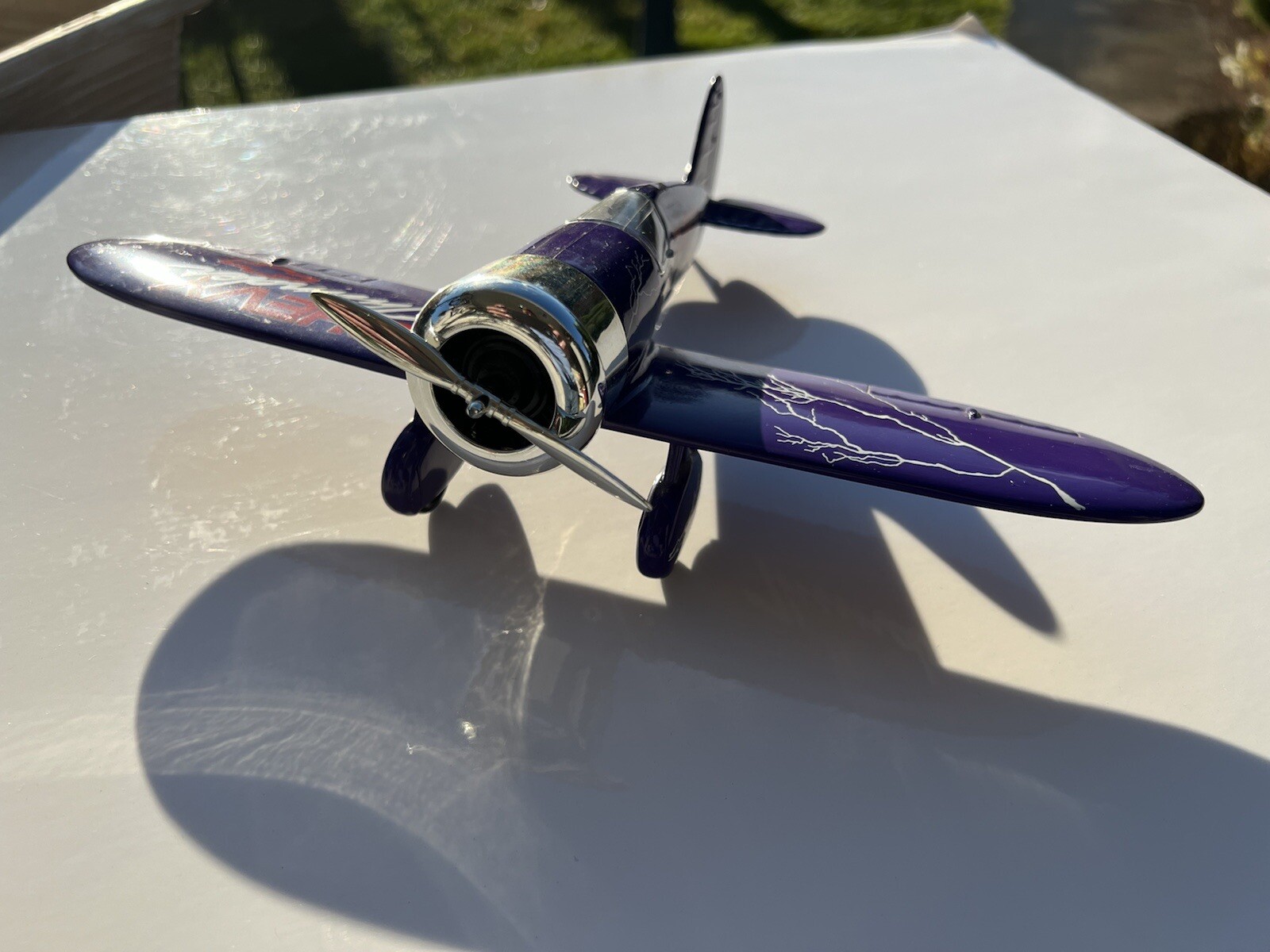 LIBERTY CLASSICS CHEVY THUNDER REVELL PROPELLER AIRPLANE COIN BANK CHEVROLET WOW