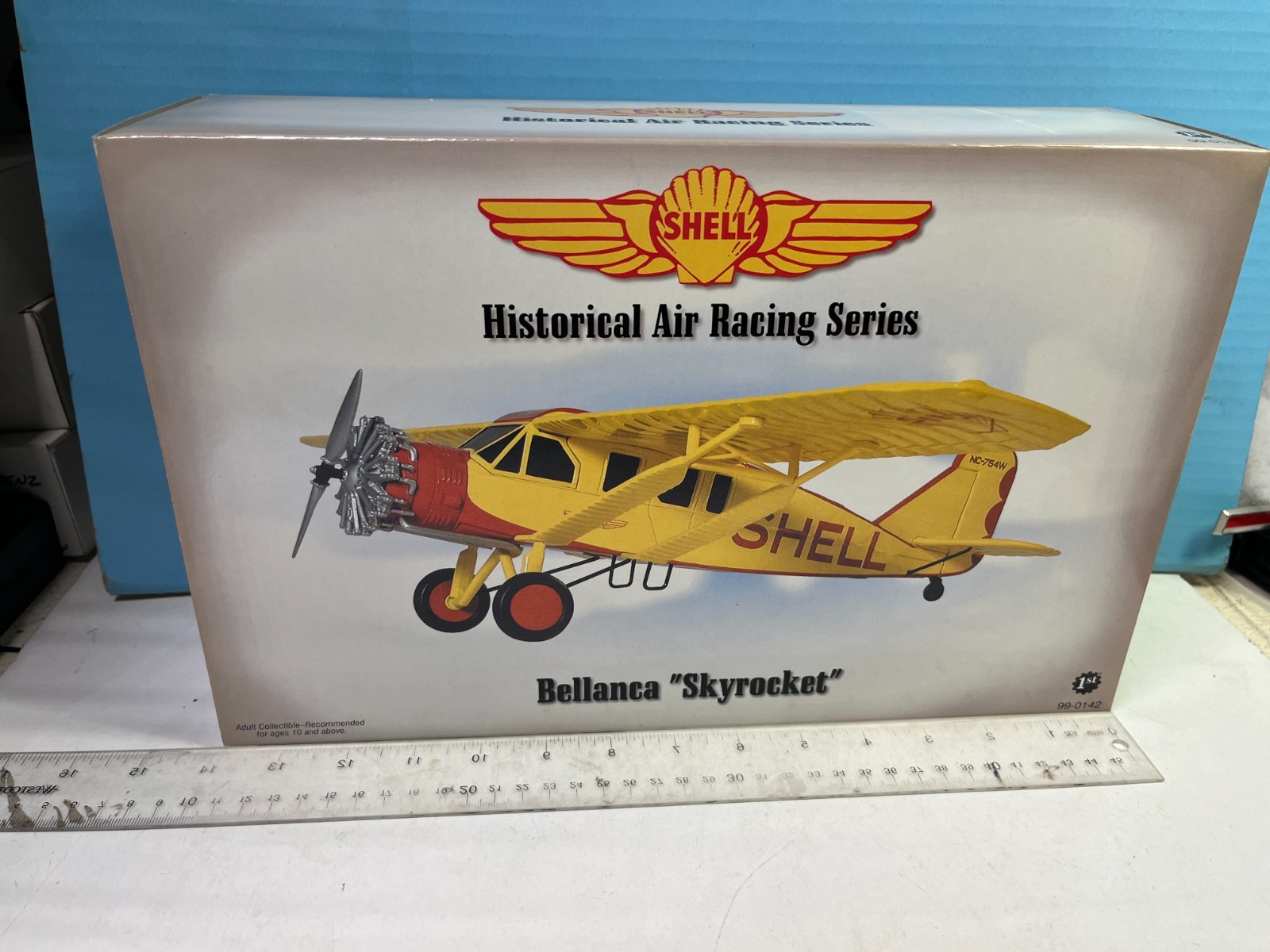1ST FIRST GEAR HISTORICAL AIR RACING 2ND IN SERIES SHELL OIL BELLANCA SKYROCKET