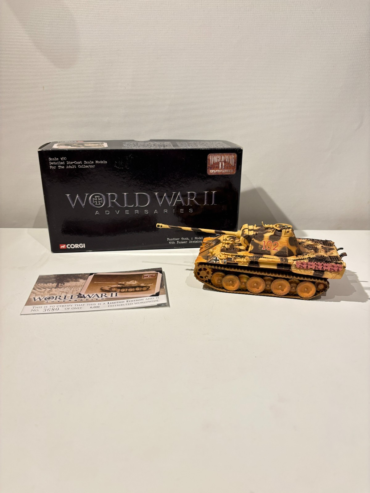 Corgi CC60202 Panther Tank A Model, German Army 16th Panzer Division, Italy 1944