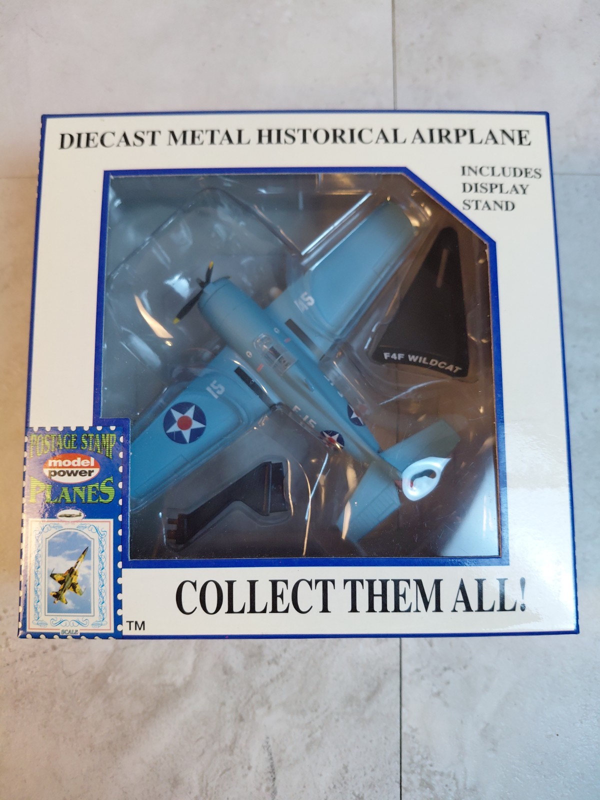 Postage Stamp Planes ModelPower #5351 F 4 F Wildcat Airplane