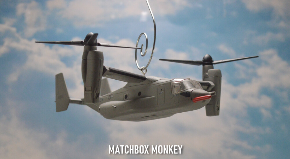 Bell Boeing V-22 Osprey US MARINES Military Transport Custom Christmas Ornament