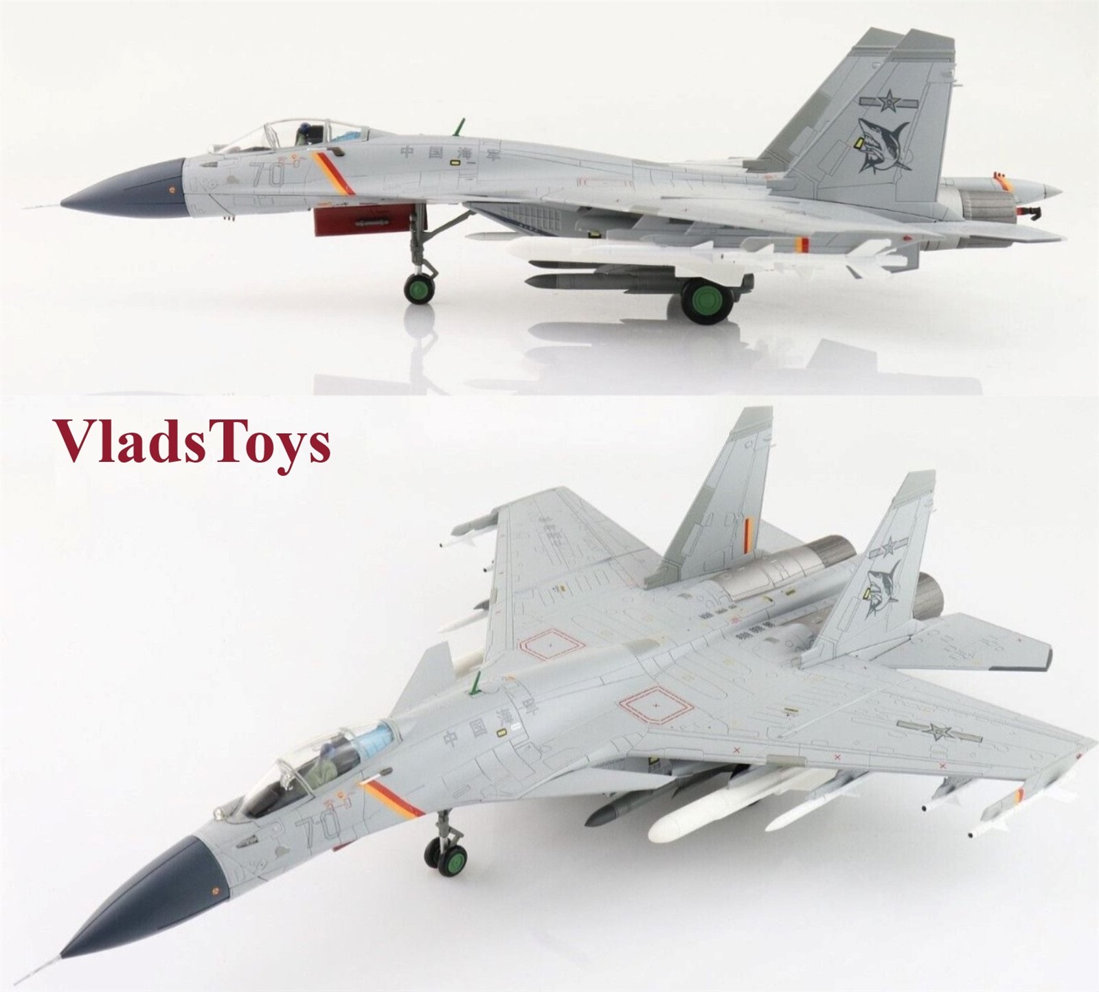 Hobby Master 1/72 J-15 Flying Shark PLANAF #70 Carrier Shandong 2020 HA6409