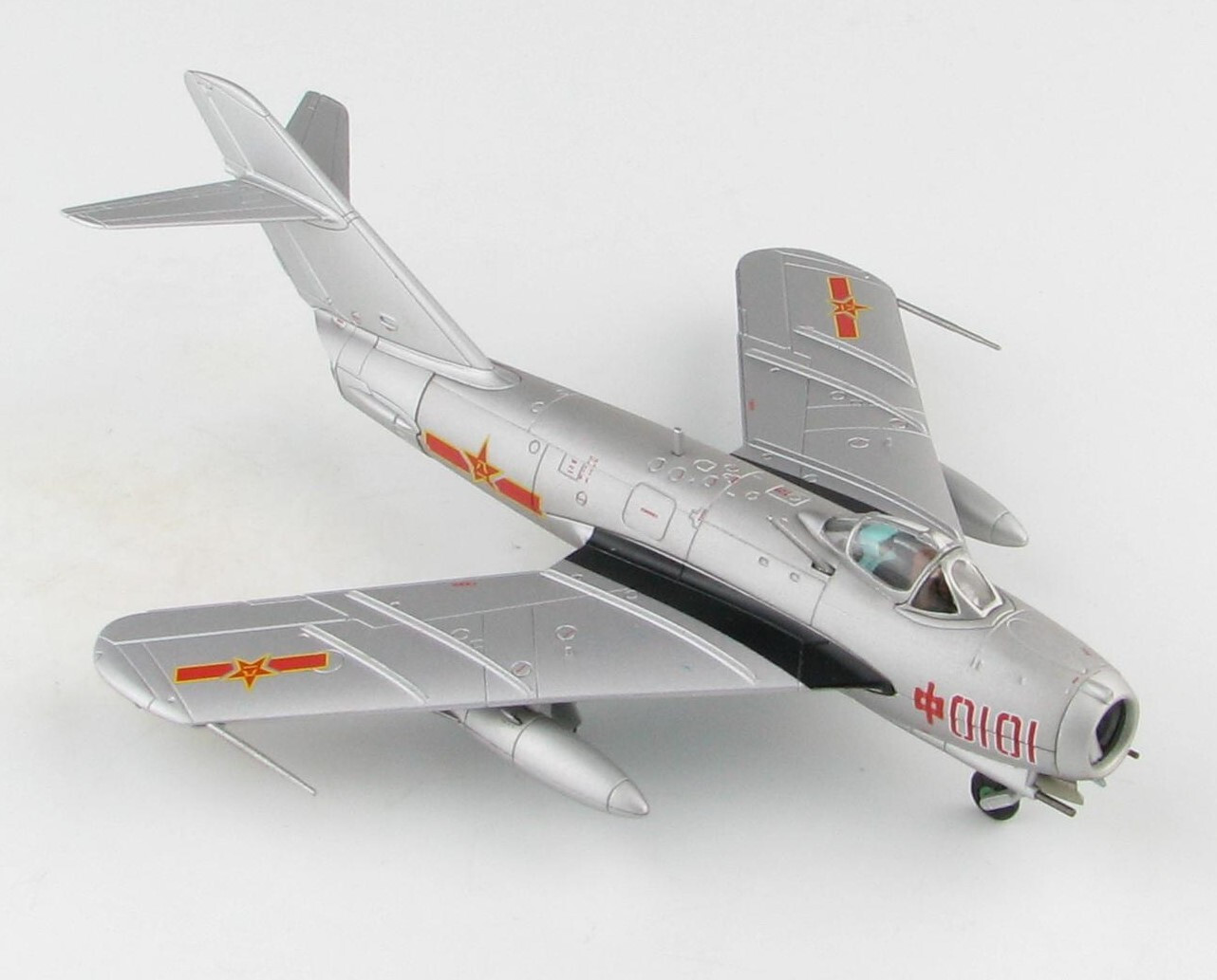 HA5906 1/72 Shenyang J-5 Jet Fighter Mig-17 Red 0101 China Air Force PLAAF 1956