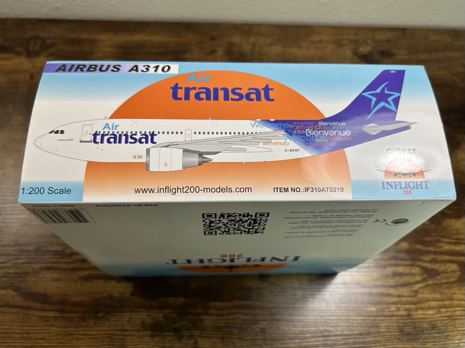 Inflight 1:200 Air Transit Airbus A310 Diecast Aircraft Model