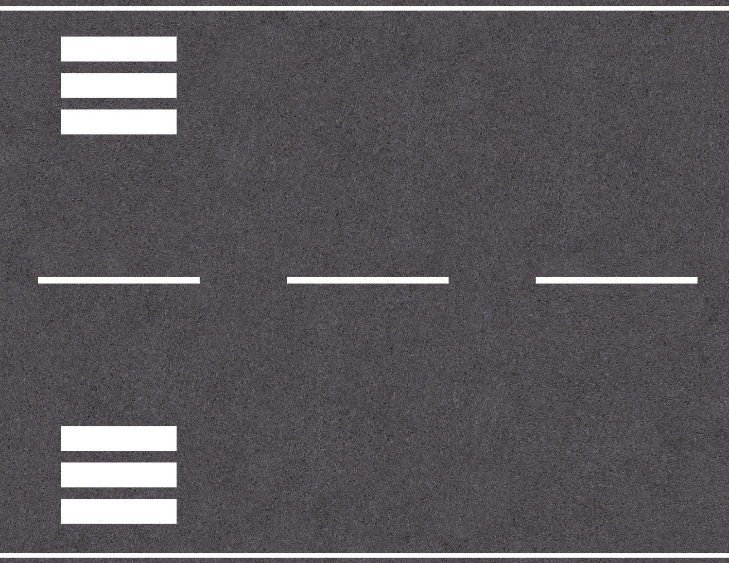 1:64 Scale Airport Runway Kit – Makes two 55″x4″ Full Double Ended Runways