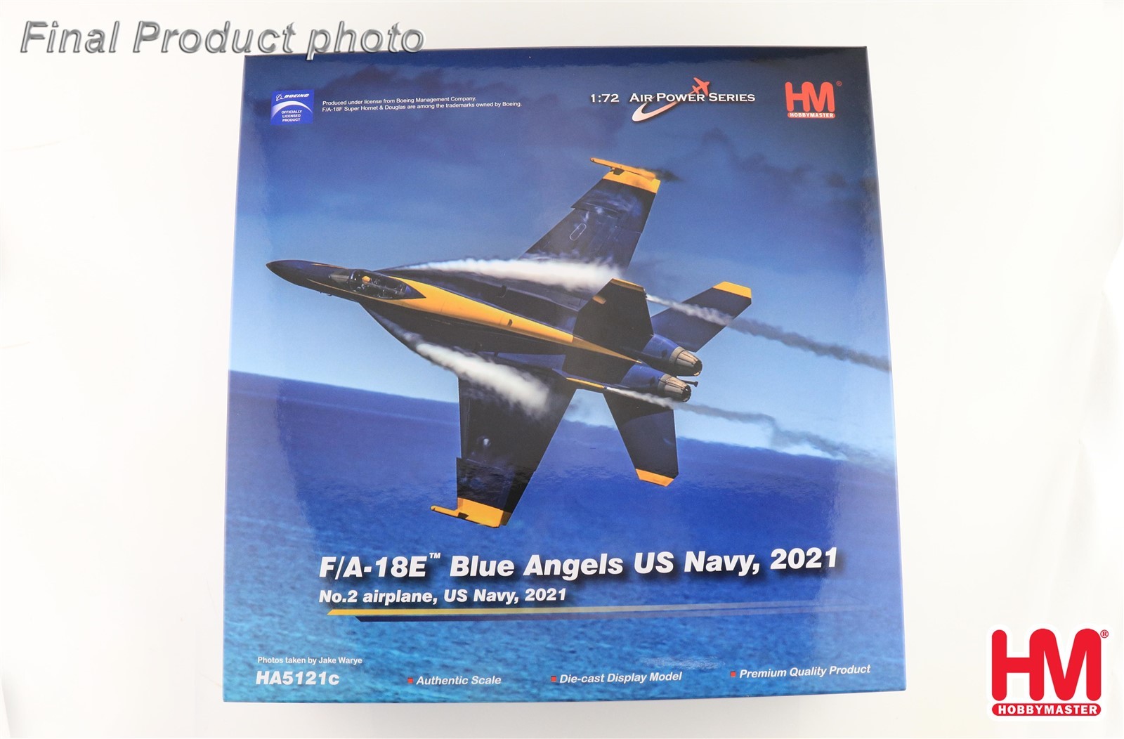 Hobby Master 1/72 F/A-18E Super Hornet USN Blue Angels #2, 2021 HA5121C