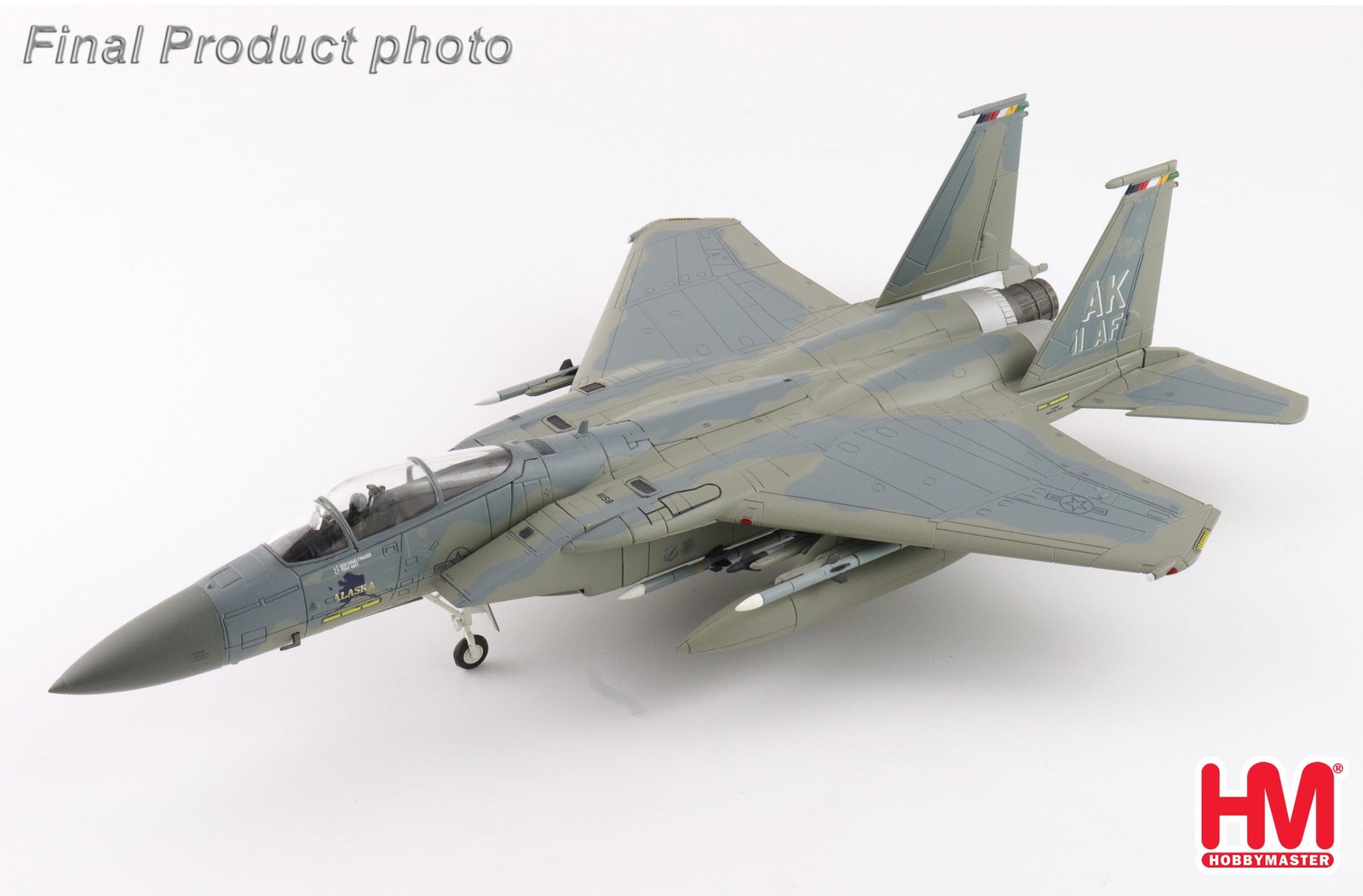 HOBBY MASTER 1:72 HA4574 US F-15C “Eagle” 11th Air Force aircraft model