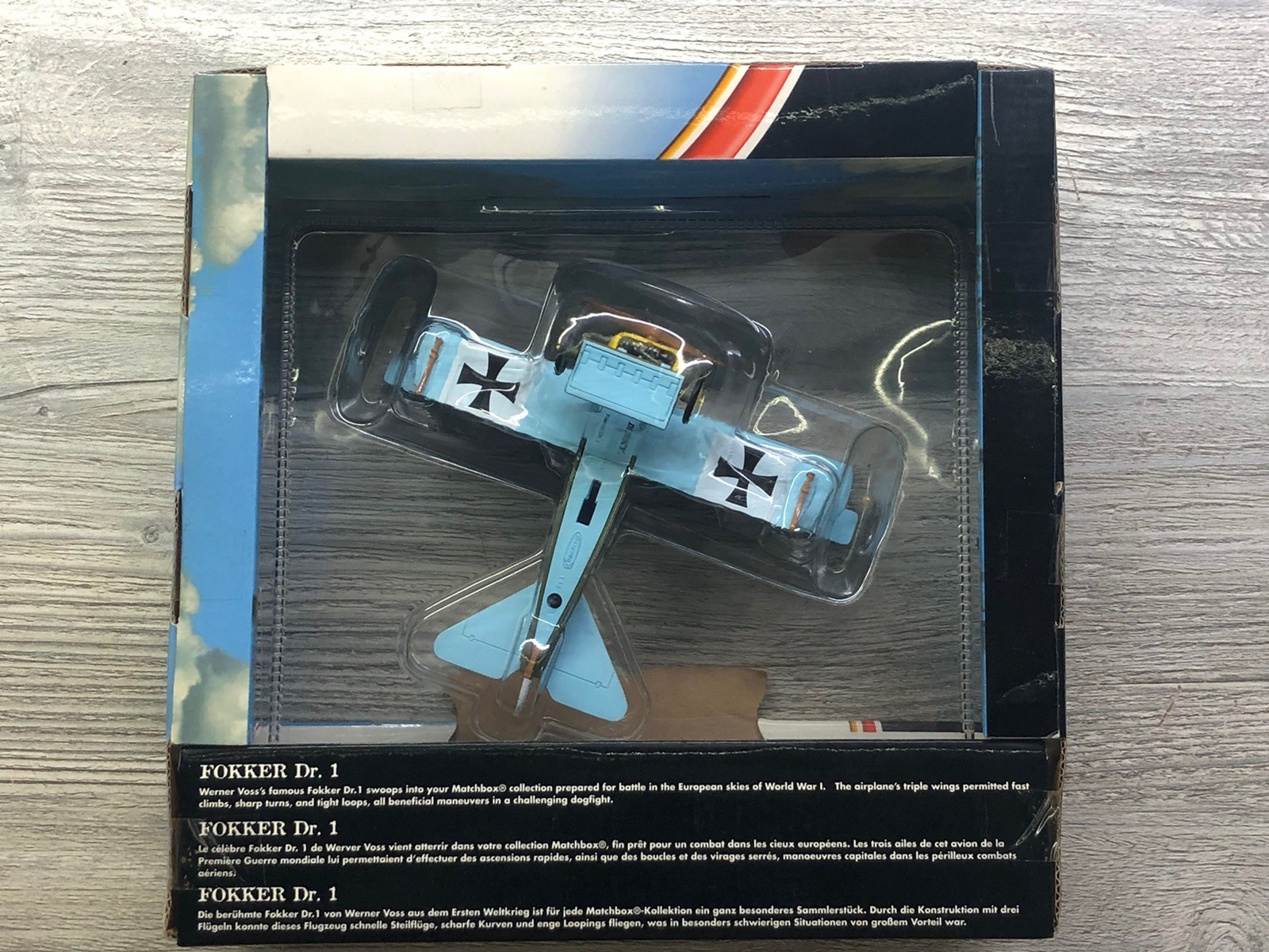 Matchbox Collectibles Fokker Dr. 1- Diecast Fighter B6952 Sealed 1:72 Rare