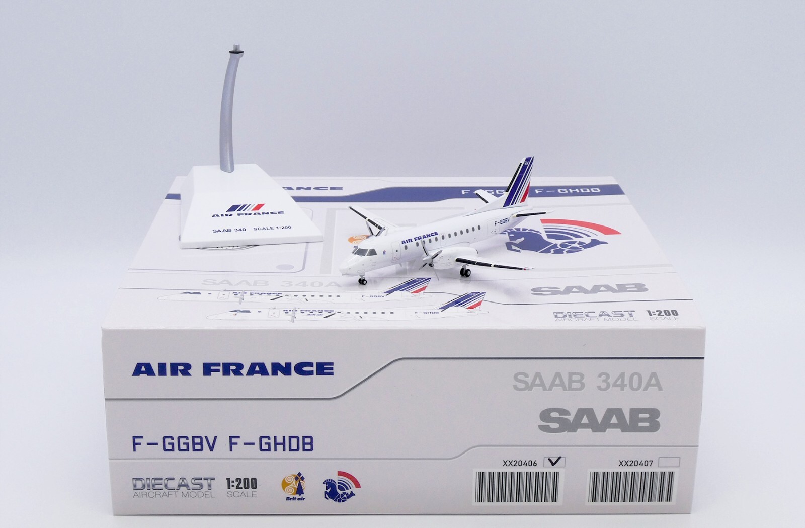 Jcwings Air France Saab 340 F-GGBV 1/200 XX20406