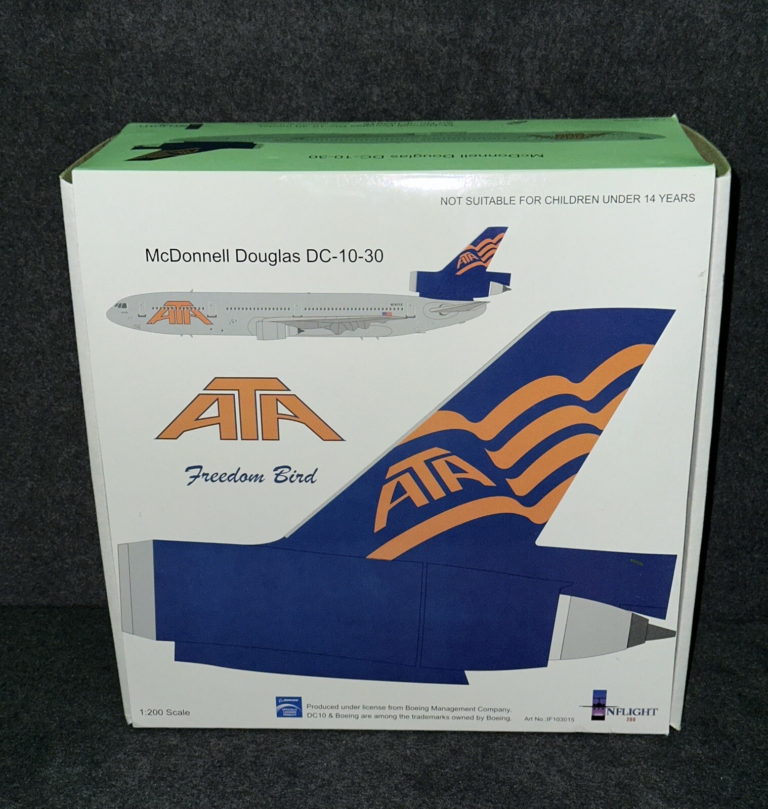Inflight 200 IF103015 McDonnell Douglas DC-10-30 ATA Freedom Limited Edition 243