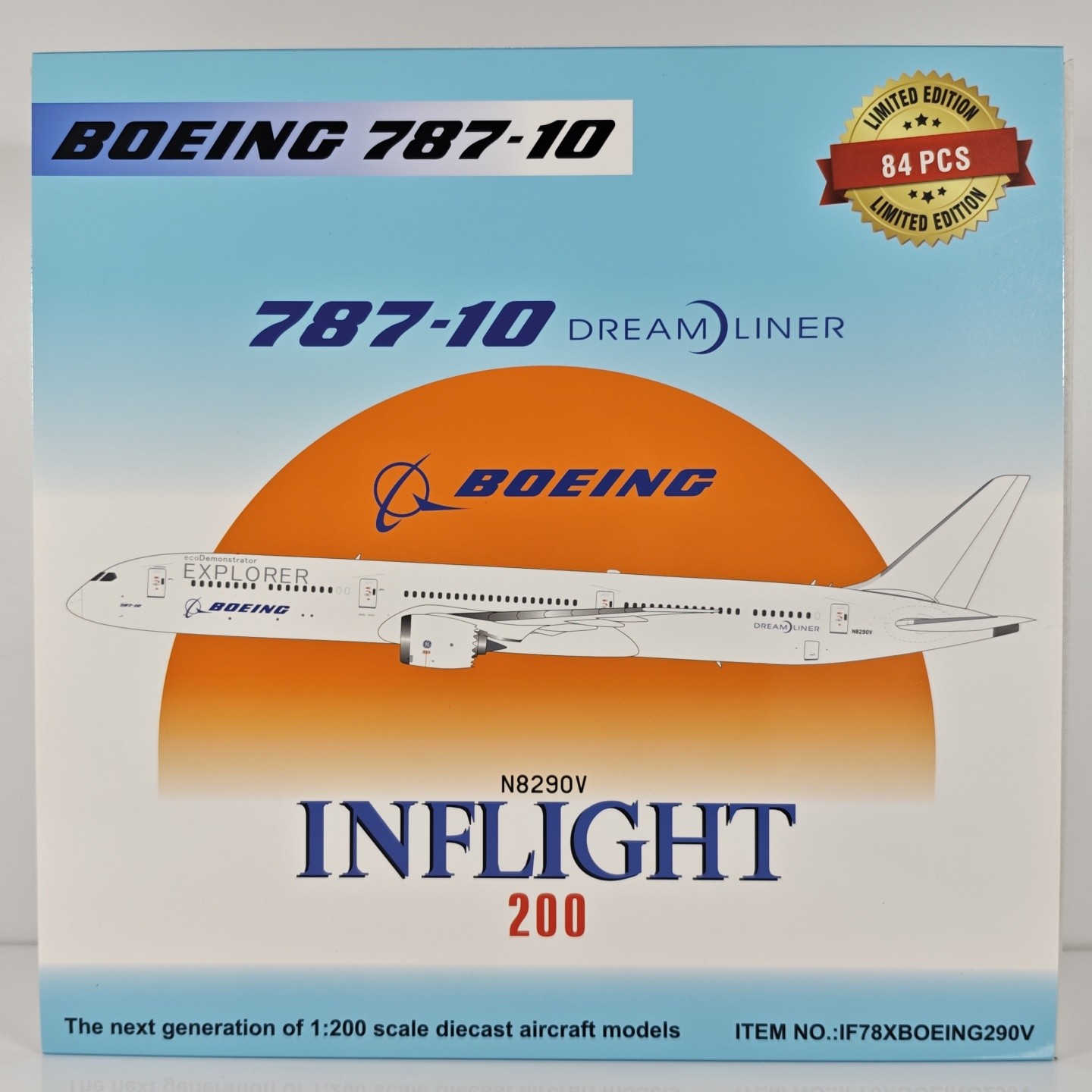 1:200 InFlight Boeing B787-10 N8290V​ Passenger Airplane Diecast Plane Model