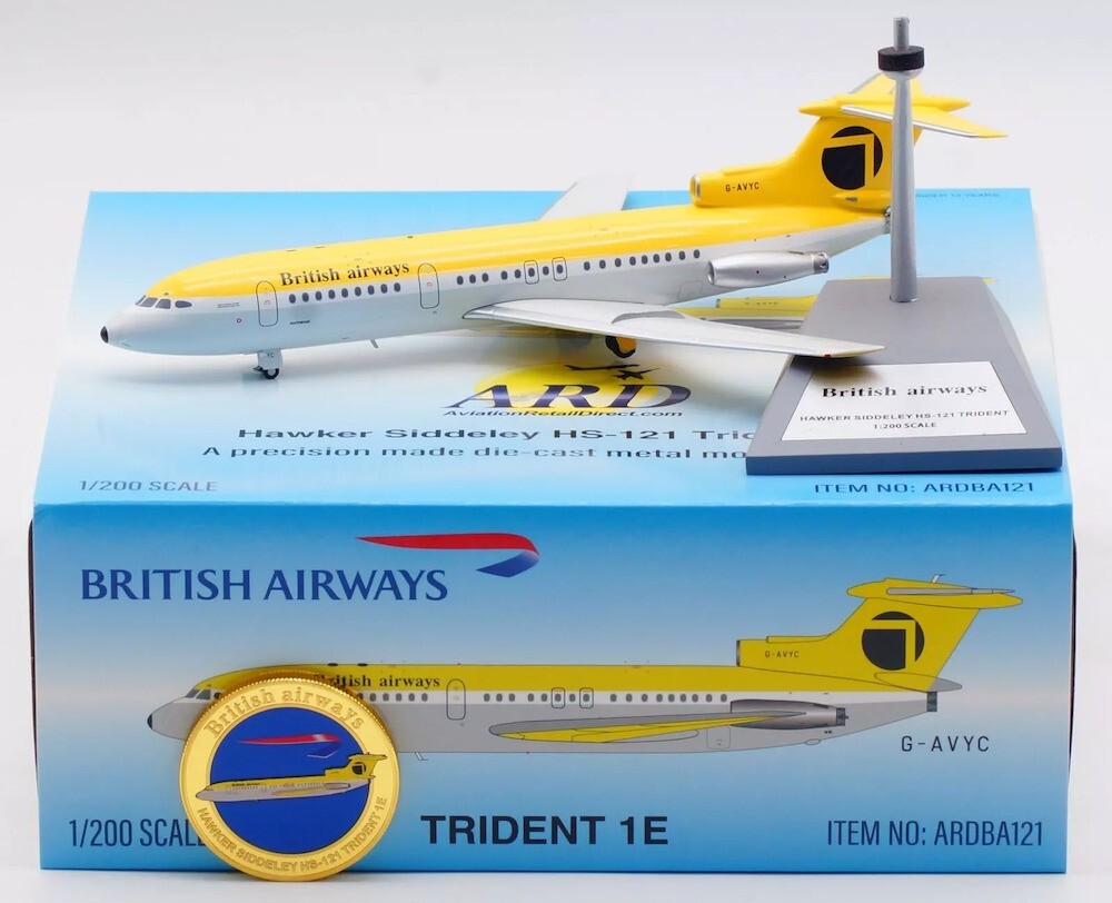 British Airways / Hawkey Siddeley HS-121 Trident 1E / G-AVYC / ARDBA121 / 1:200