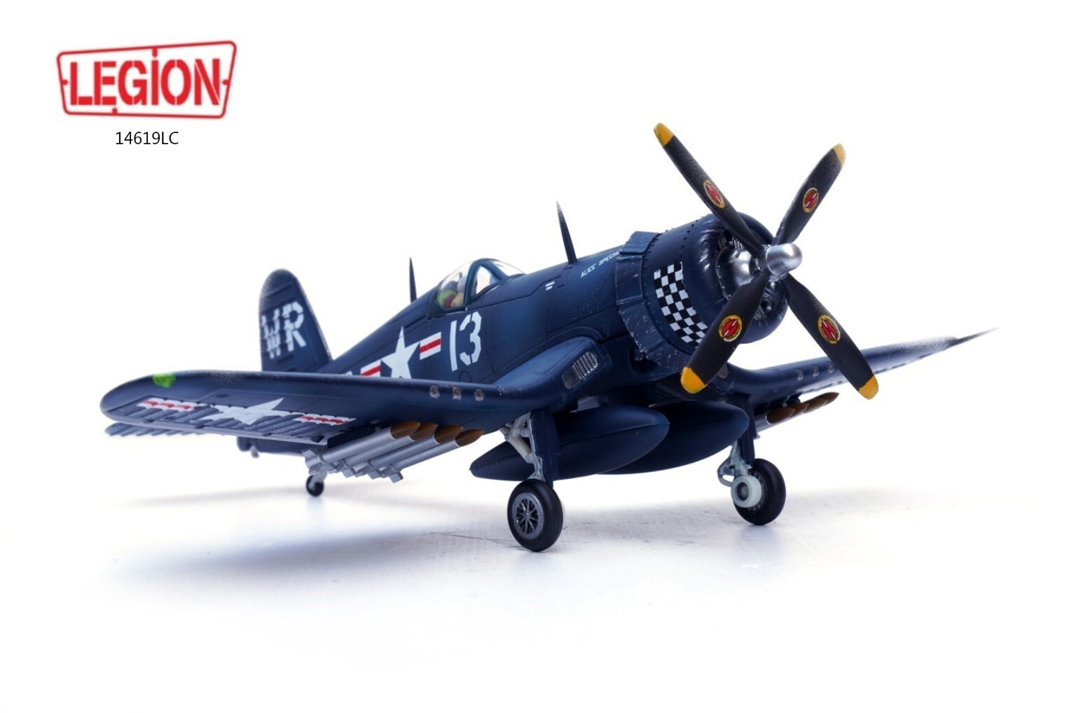 Legion Models 14619LC – 1:72 F4U-4 Corsair BuNO 97208 WR13 of VMF-312 USS Bataan