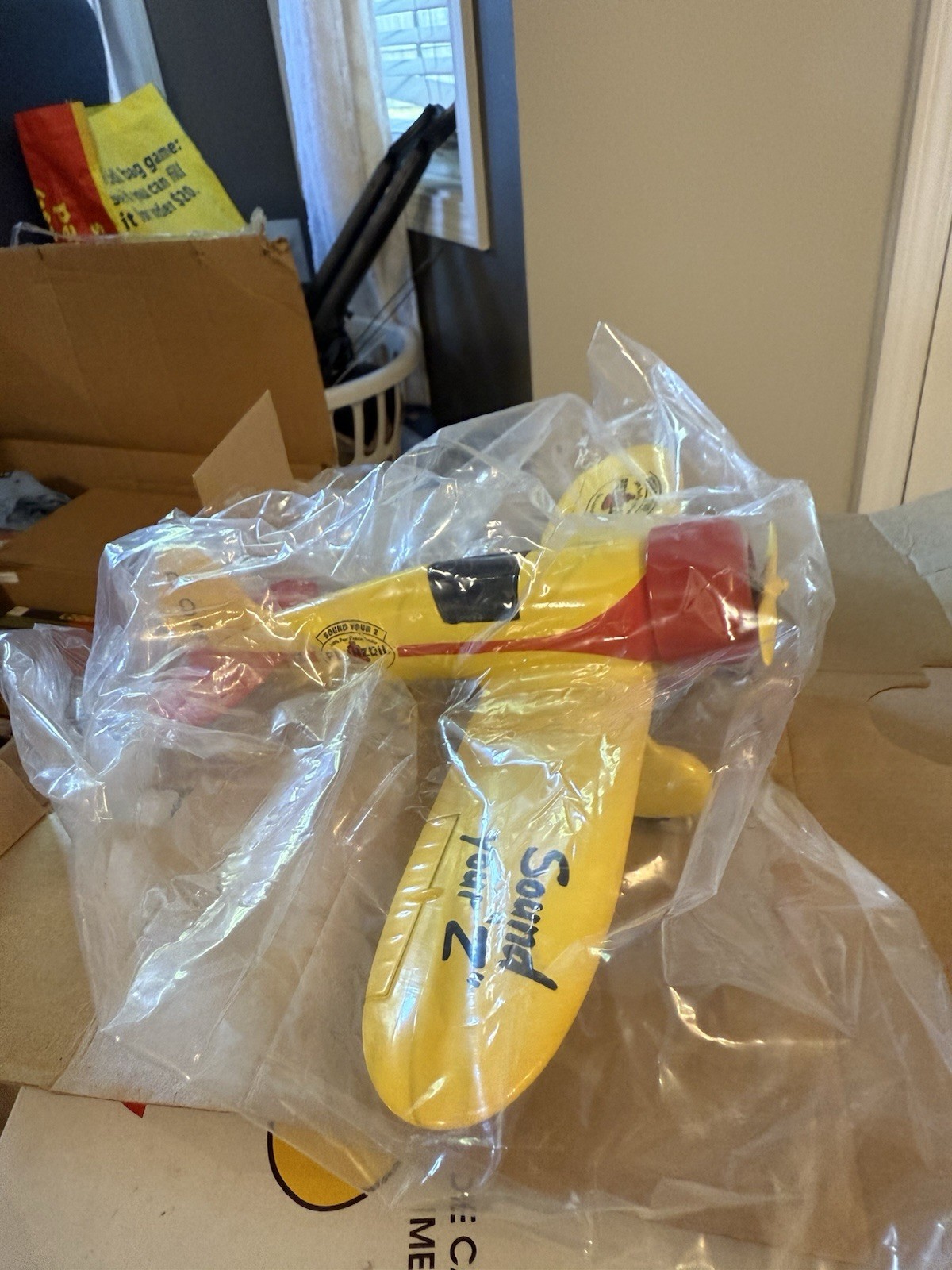 Pennzoil Diecast Model R Mystery Ship Airplane Bank #40002
