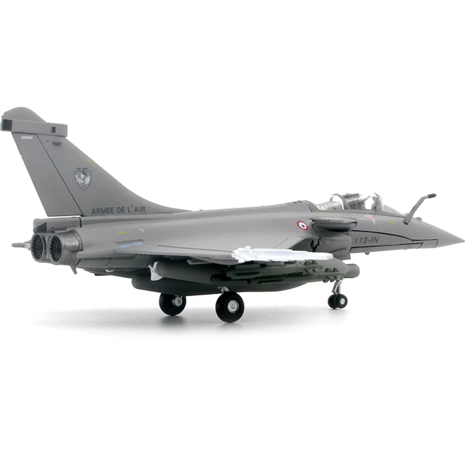 1/100 Diecast Alloy French Air Force Rafale C Libya War Fighter Finished Model