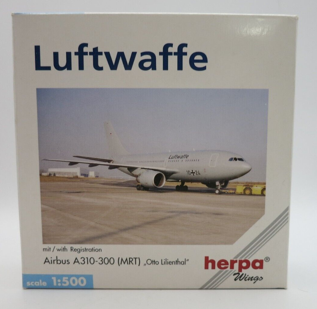 Herpa Luftwaffe Airbus A310-300 MRT Model – Otto Lilienthal – 1:500 – 512763