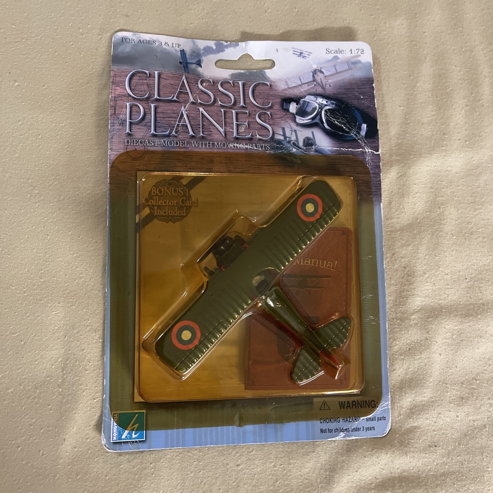 Classic Planes Diecast Model With Moving Parts Sealed