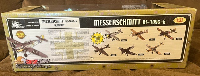 The ultimate soldier WW2 MESSERSCHMITT BF-109G-6 Limited edition S2