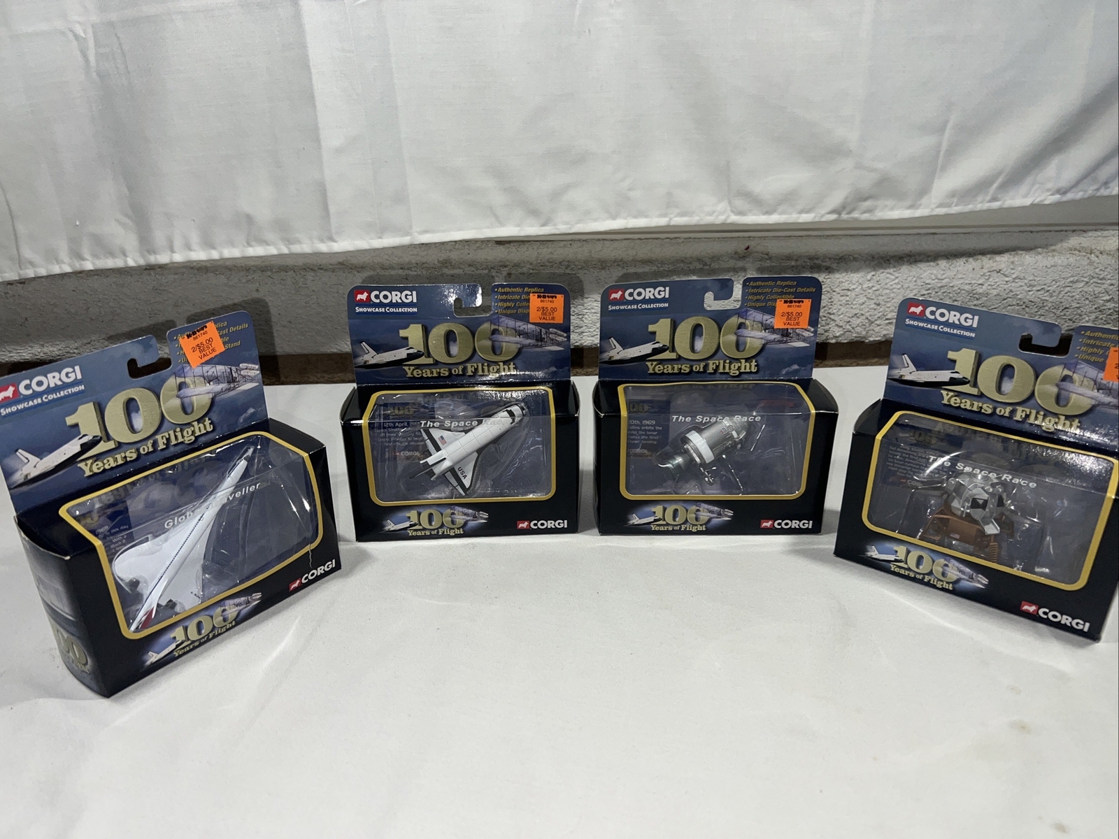 CORGI Showcase Collection 100 Years Of Flight The Space Race Lot Of 4