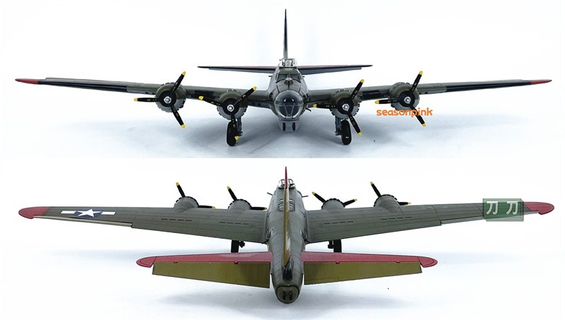 AF1 1:72 Scale USAF B-17G Flying Fortress Bomber Diecast Model Plane
