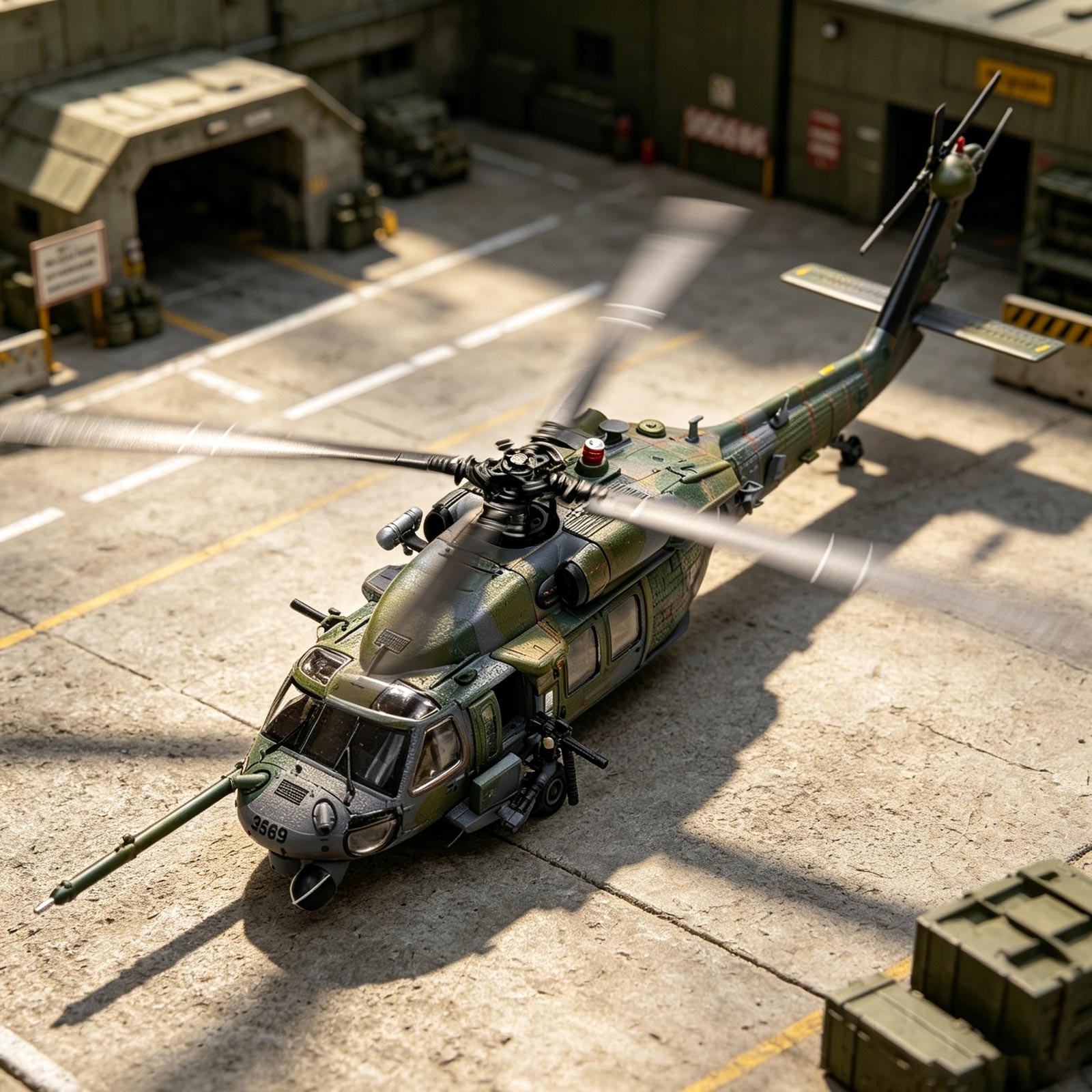 Ready to Display US Air Force HH-60G Pave Hawk Combat Rescue Helicopter 1/72