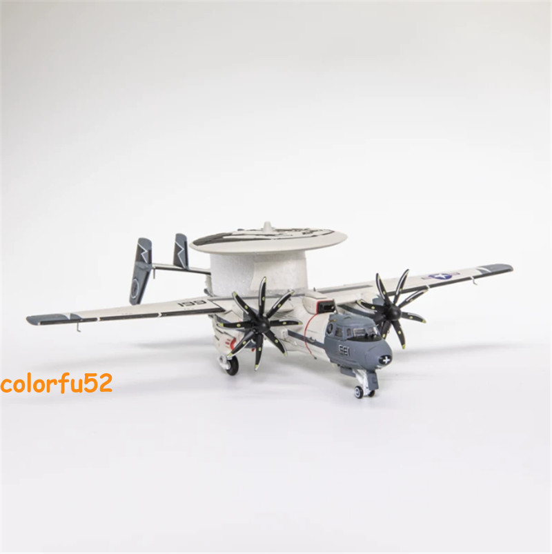 1/144 S14 E-2C AWACS E2 VAW-120 USS George Bush Aircraft Carrier Alloy Finished