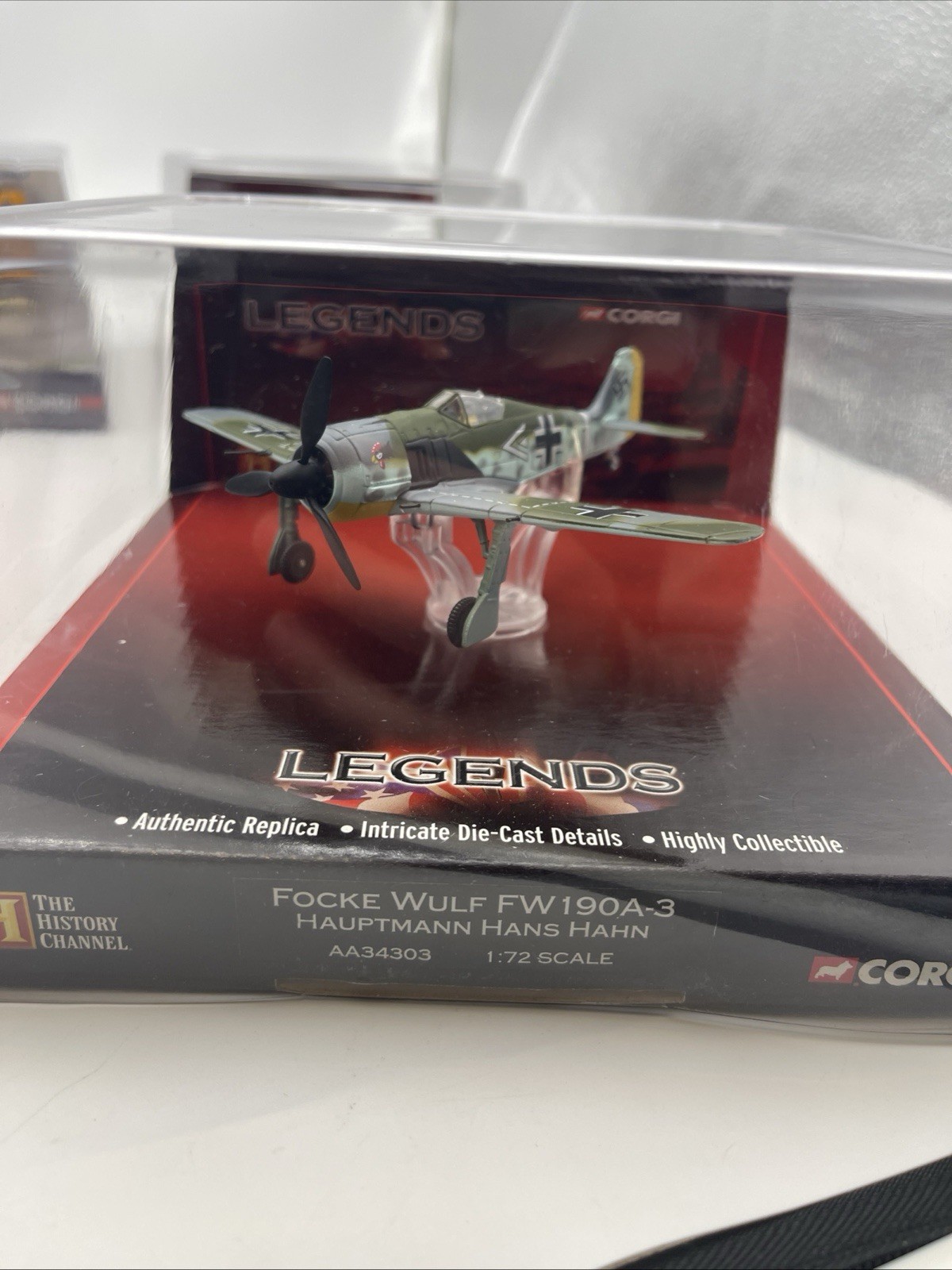 8x Lot Of The History Channel Corgi Die Cast 1:72 Scale Replica Planes