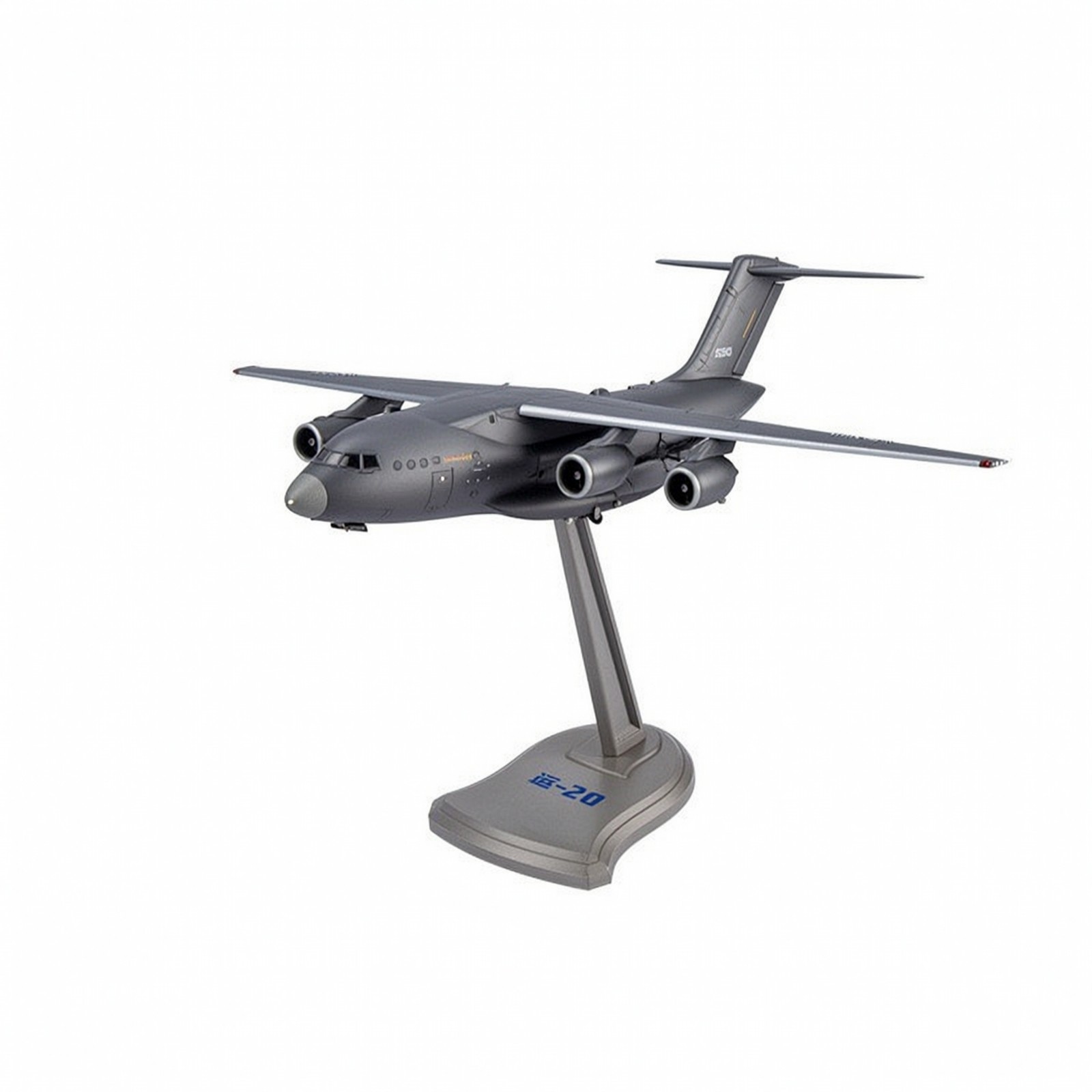 Y-20 Model with Stand 1:88 Scale Transport Aircraft Model Alloy for Collectors