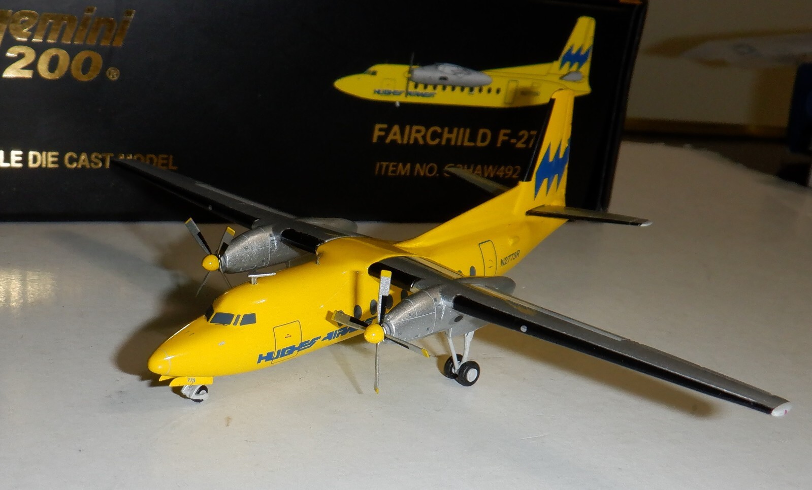 Gemini 200 1:200 Hughes Airwest Airlines Fairchild F-27 N2773R – G2HAW492