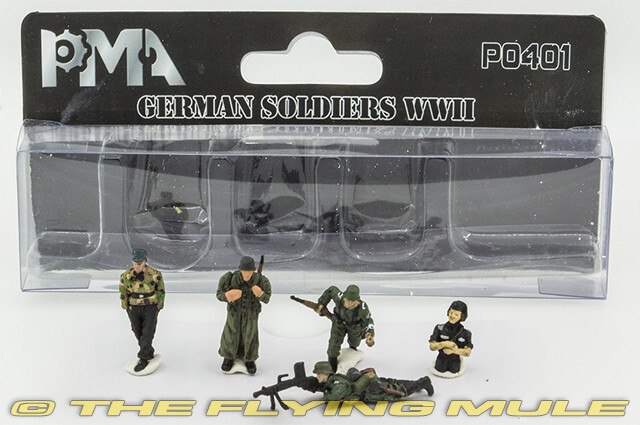 Precision Model Art 1:72 German Army Tank Crew 5-Piece Set